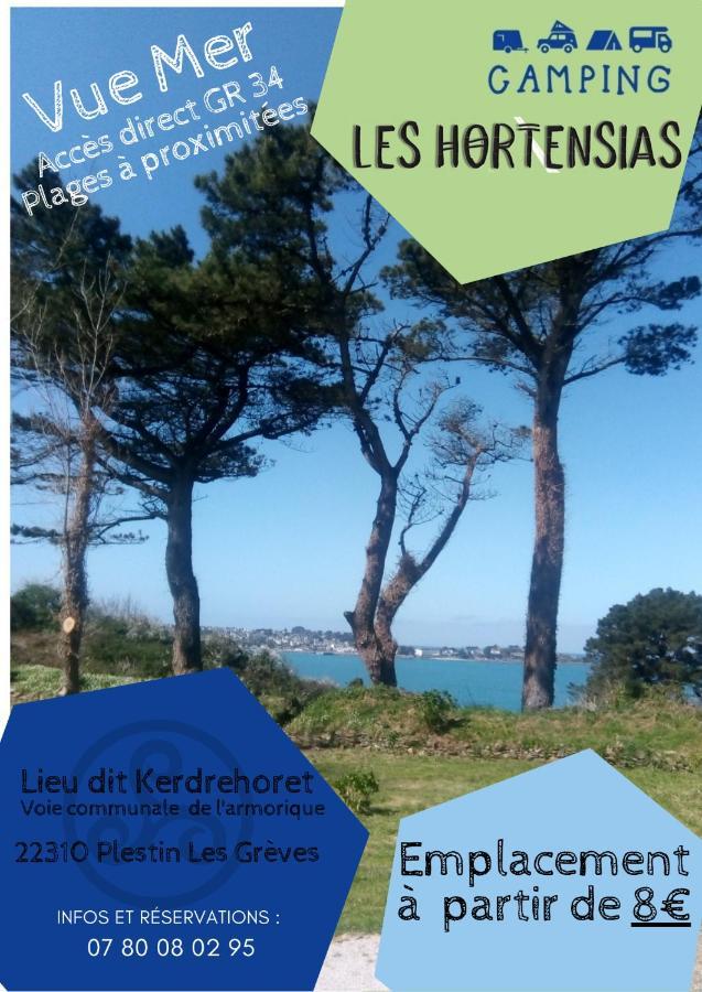 ホテル Aire De Camping Car, Caravane, Tente Emplacement Nu Avec Electricite Petit Camping Plestin-les-Grèves エクステリア 写真