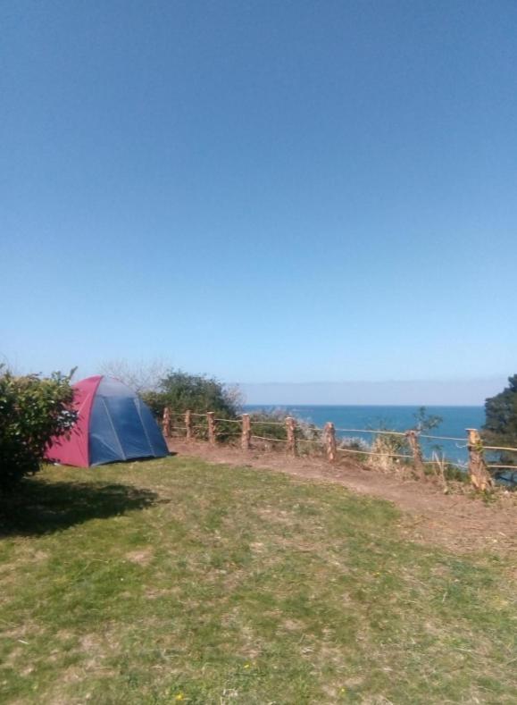 ホテル Aire De Camping Car, Caravane, Tente Emplacement Nu Avec Electricite Petit Camping Plestin-les-Grèves エクステリア 写真